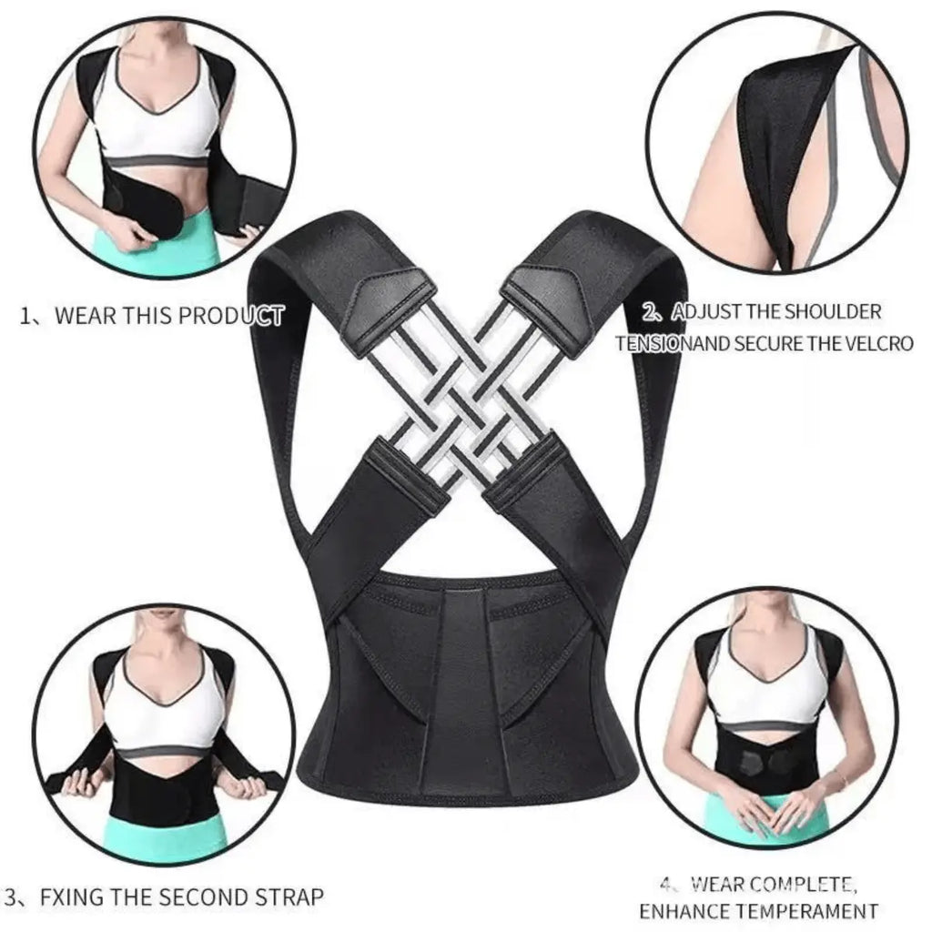 Waist Trainer Correct Bad Posture Help Andhunchback Unisex Posture Enhancer Backsupport Posture Correction Shoulder Beltcorrection Vest for Home Office Outdoor Healthcare Brace Compression Tool Pink
