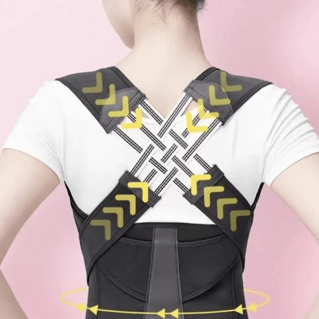 Waist Trainer Correct Bad Posture Help Andhunchback Unisex Posture Enhancer Backsupport Posture Correction Shoulder Beltcorrection Vest for Home Office Outdoor Healthcare Brace Compression Tool Pink